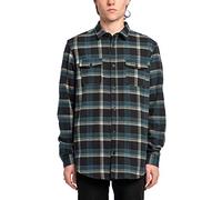 Globe Flanigan LS Shirt Camisa, Hombre, Hazel, M