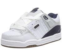 Globe Fusión, Zapatillas de Skate Unisex Adulto, Blanco White Navy Grey, 40 EU
