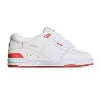 Globe Fusion Zapatillas Skate Calzado Deportivo de Deporte Blancas Rojo Nuevo