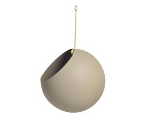 GLOBE Macetero Colgante 28 cm Taupe