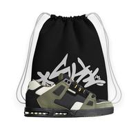 Globe Sabre Trainers Black/Army - Zapatillas de skate - Amortiguadas, resistentes y antideslizantes - Suela robusta - Más bolsa, Verde, 40.5 EU