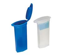 Globe Scientific 513052 - Correo de polipropileno con tapa abatible para 2 diapositivas, color natural (1000 envíos)