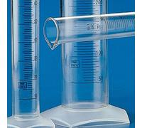 Globe Scientific 602575 - Cilindro graduado de polimetilpenteno, graduaciones impresas en azul, capacidad de 500 ml (paquete de 12)