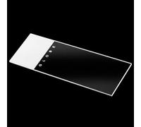 Globe Scientific Microscope Slides, 1304W, White Frosted, Soda Lime Glass, Ground Edges, 90° Corners, 25mm x 75mm, Pre-Cleaned, 72/Box, 1440/CS