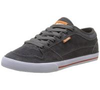 Globe Tb - Zapatillas de Skateboarding de cuero nobuck hombre, color gris oscuro (charcoal/burnt orange), talla 40.5