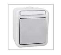 Globe Warehouse Botón AP/FR, gris/gris claro, IP54, PERANOVA