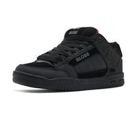 Globe Zapato de skate Tilt para hombre, Negro/Rojo/Tartán, 13