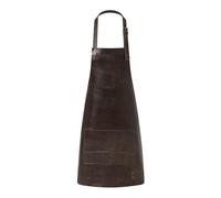 GlobeeCraft Delantal Cocina Hombre de Cuero - Delantal Barbacoa en Cuero Marrón. Elegancia y Durabilidad para Entusiastas de la Cocina