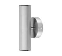 Globen Lighting Aplique de pared Hubble up/down para fachada Acero cepillado