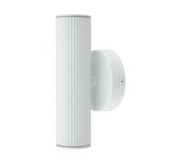 Globen Lighting Aplique de pared Hubble up/down para fachada Blanco