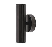 Globen Lighting Aplique de pared Hubble up/down para fachada Negro