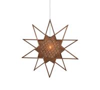Globen Lighting Estrella de Adviento Karin Ø70 cm marrón