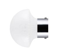 Globen Lighting Plafón Fungo Ø16 cm Blanco-cromo
