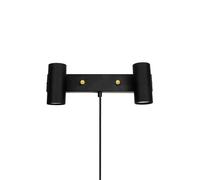 Globen Lighting - Hubble 2 Aplique de Pared Black