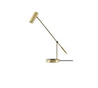 Globen Lighting - Hubble Read Lámpara de Sobremesa w/Wireless Charging Brushed BrassGloben Ligh