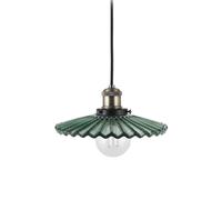 Globen Lighting Lámpara colgante Cobbler Ø25 cm verde