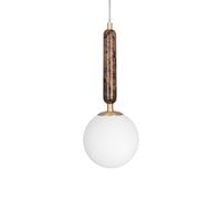 Globen Lighting Lámpara colgante Torrano 15 cm marrón