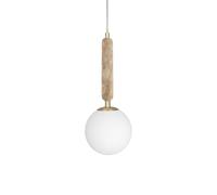 Globen Lighting Lámpara colgante Torrano 15 cm Travertin