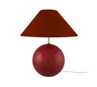 Globen Lighting Lámpara de mesa Iris 35 39 cm Burgundy