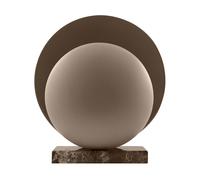 Globen Lighting Lámpara de mesa Orbit Moca. mármol marrón