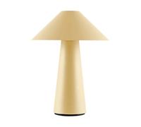 Globen Lighting Lámpara de mesa portátil Cannes Amarillo avena