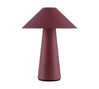 Globen Lighting Lámpara de mesa portátil Cannes Burgundy