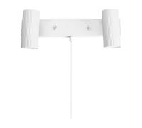 Globen Lighting Lámpara de pared Hubble 2 blanco