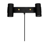 Globen Lighting Hubble 2 Lámpara de Pared Negro