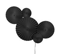 Globen Lighting Lámpara de pared Omega negro