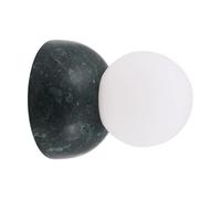 Globen Lighting Lámpara de pared/plafón Torrano 13 cm Mármol verde oscuro
