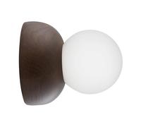 Globen Lighting Lámpara de pared/plafón Torrano 13 cm Roble teñido en marrón