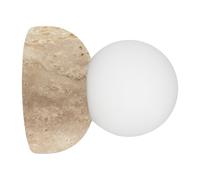 Globen Lighting Lámpara de pared/plafón Torrano 13 cm Travertin