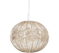 Globen Lighting Lámpara de techo en madera ratán natural diám:45cm