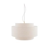 Globen Lighting Lámpara de techo Noah Ø70 cm Beige