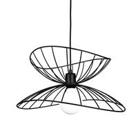 Globen Lighting Lámpara de techo Ray Ø 45 cm negro mate