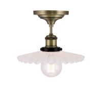 Globen Lighting Plafón Cobbler 25 cm blanco
