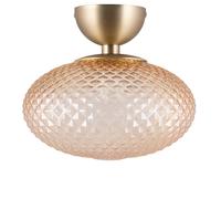 Globen Lighting Plafón Jackson Ø28 cm Amber