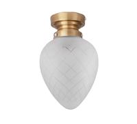 Globen Lighting Plafón Juni IP44 blanco lijado