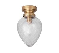 Globen Lighting Plafón Juni IP44 trasnparente lijado