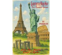 Globetrotter Word Hunt: Top Tourist Gems: 6x9 inches | Easy to Read | For all ages | 55 Puzzles | A journey to some of the most iconic tourist attractions on Earth.