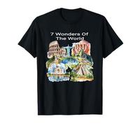 Globetrotter's Delight - Diseño de las 7 maravillas del mundo Camiseta