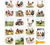 GLOBLELAND 18 Hojas Pegatinas de Fricción Signos Zodíaco 3.9x3.6 Pulgadas Calcomanías Transferibles Tarot Constelaciones para Jarrón Muebles Vidrio Taza Manualidades Arte Decoración