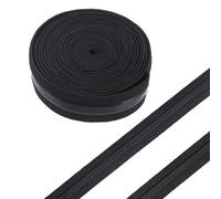 GLOBLELAND Banda elástica de silicona antideslizante de 20 mm de ancho, línea recta, antideslizante, de silicona, para costura, correas elásticas, cinturón plano, cinta elástica para accesorios de