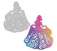 GLOBLELAND Troqueles de Metal de Marco de Cuento de Hadas Princesa Troqueles de Corte Plantillas para Scrapbooking Tarjetas De Papel Álbumes de Recortes