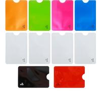 Globly 10 fundas para tarjetas de crédito impermeables | Funda protectora transparente unisex