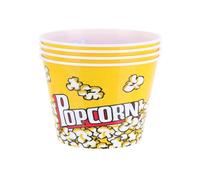 Globly 4 cuencos Pop Corn 12 x 16 cm, cubo reutilizable de plástico