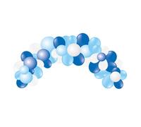 Globo 100% Latex Biodegradable Guinarlda Arco Baby Blue 55 Unidades