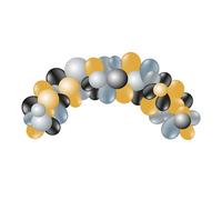 Globo 100% Latex Biodegradable Guinarlda Arco Metallic Colores 55 Unidades Colores Metalicos