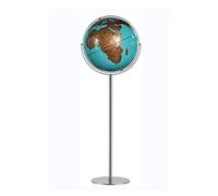 Globo ， 17" de diámetro - Ilumina el piso de la tierra de pie Luz nocturna for niños adultos Decoración del hogar Marcado de texto claro(A)