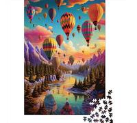 Globo aerostático 1000 Piezas Rompecabezas Adultos Desafío De Entretenimiento para La Mente Sostenible Decoración del Cerdoar 1000 Puzzles para Adultos 1000pcs (75x50cm)